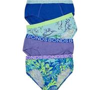 Bonds Boys Underwear Brief 4 Pack - Dino Stomp (8-10 Years) Multicolor