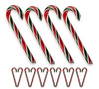 Bonds Candy Canes Sweets Pack of 25 - Christmas Sweets Individually Wrapped Christmas Candy - 12g Mint Sweets White Red Candy Sticks for Kids, Adults, Holiday Season, Stocking Fillers