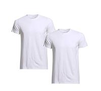 Bonds Men's Cotton Blend Raglan T-Shirt, White (Pack of 2), 3XL