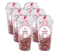 Bonds of London Candy Bliss Shaker Cup, Retro Chewy Sweets, 295 g (Pack of 6)
