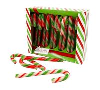 Bonds of London Candy Canes Box, Festive & Classic Peppermint Flavour, 144 g (Pack of 24)