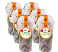 Bonds of London Cherries and Berries Pick 'N' Mix Cups, 310 g (Pack of 6)