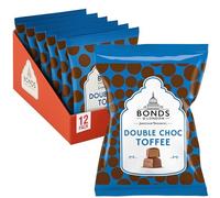 Bonds of London Double Choc Toffee Bags, 100 g (Pack of 12)