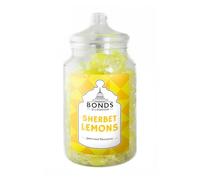 Bonds of London Lemon Sherbets Jar, Vegetarian, Retro Chewy Gift Sweets, 1.7 Kg (Pack of 1)