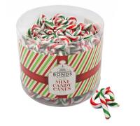Bonds of London Peppermint Flavour Candy Canes, Suitable for Vegetarian and Vegan, 250 x 5 g (Pack of 1)