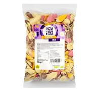 Bonds of London Pick 'n' Mix Station Choco Mix, Milk, White, Strawberry & Vanilla Chocolate Flavour Sweets, Large Retro Sweets Bag, 1 kg (Pack of 1)