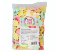 Bonds of London Pick 'n' Mix Station Spring Mix, Pineapple & Strawberry Flavour Sweets, Large Retro Sweets Bag, 1 kg (Pack of 1)