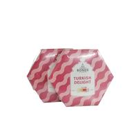 Bonds Of London Rose and Lemon Turkish Delight Selection Box Pack Of 2 x 215g Sweets Candy Gift Boxed