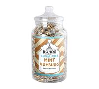 Bonds of London Sugar Free Mint Humbugs Jar, Vegetarian, Retro Hard Gift Sweets, 2 kg (Pack of 1)