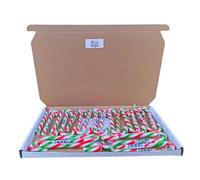 Bonds Peppermint Candy Canes 24 Pack | Festive Red, White & Green Christmas Sweets Box