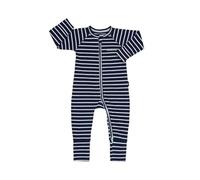 Bonds Zip Wondersuit - Black & White Sea (6-12 Months)