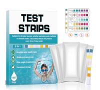 Bondtech 150 Strips Hot Tub Test Strips, 5 in 1 Pool Test Strips, Chlorine Test Strips for Total Hardness, Chlorine, Bromine, pH and Total Alkalinity (150)