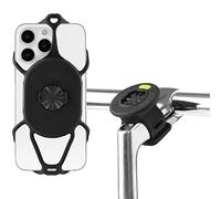Bone 360° Rotatable Removable Mobile Phone Holder Bicycle for Stem Handlebars, Universal Adjustable Mobile Phone Bicycle Holder for iPhone Smartphone 4.7-7.2 inches - Bike Tie Connect Kit 2