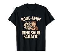 Bone-afide Dinosaur Fanatic Prehistoric Heart Bones novelty T-Shirt