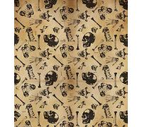 Bone Anatomy Archaeology medical gift wrap 2 sheets and 2 gift tags