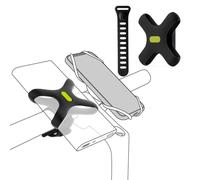 Bone Bike Phone Charger Kit, Power Bank Holder with Strap for Cycling | Stretchable silicone strap fits 13-18 cm power banks, easy to install, washable, battery & cable not included