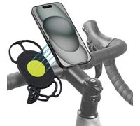 Bone Bike Tie 4 Magnetic, MagSafe Bicycle Phone Mount + Magnetic Sticker | Scratch-Free & Tool-Free Silicone Strap, Fits 4.7"-7.2" Phones, Magnetic Phone Holder for Indoor Cycling & Outdoor Riding