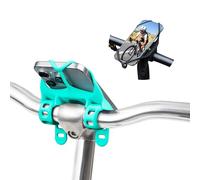 Bone Bike Tie 4 Pro Max, Bike Phone Mount for Stem & T/U-Shaped Handlebars | iF Design Award Winner, Scratch-Free & Tool-Free Silicone Dual-Strap, Fits 4.7"-7.2" Phones for MTB, Folding Bikes (Black)