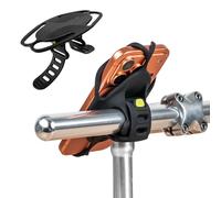 Bone Bike Tie 6, Universal Bike Phone Handlebar Mount for 4.7"-7.2" Phones | Extra Secure Dual Cross-Strap, Shock-Absorbing & Scratch-Free Silicone Strap, Bicycle Phone Holder for E-Bikes & Strollers
