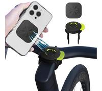 Bone Bike Tie Connect Kit 3 - Sticker, Quick Release Bike Phone Stem Mount | Shock-Absorbing & Unobstructed Screen, Magnetic Phone Holder with Safety Lock for Road & MTB Cycling, Fits 4.7"-7.2" Phones