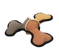 Bone boomerang plush toy for dogs Duvoplus Canvas