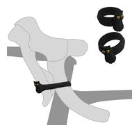 Bone Brake Tie Durable Elastic Bike Brake Grip, Easy-to-Attach Manual Brake Lever Accessory for Secure, Slip-Free Parking for Handlebars