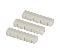 Bone Bridge Saddle and Nut For 4 String Guitar Pack of 3