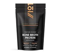 Bone Broth Beef Protein Powder - 1kg - Unflavoured - 100% Grass-Fed & Pasture Raised Beef (50 Day Supply) - Resealable and Recyclable Pouch - By Alpha01