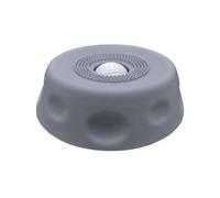 Bone Broth Dog Lick Bowl for Liquid Treats Bone Broth Yogurt Entertained Ball-in Pet Slow Feeder Lick Toy for Small and Medium Breeds-Grey