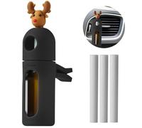BONE Car Air Fresheners Scents Diffuser Bottle Vent Clip Perfume Essential Oil for Women Men Automotive Fragrance Decoration (Mr. Deer)
