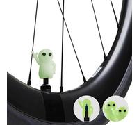 【Bone】Character Valve Cap, 2pcs Silicone Washable Tire Valve Caps, Corrosion Resistant, Universal Stem Covers for Bikes, Cars, Trucks, Motorcycles, and SUVs