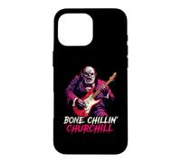 Bone Chillin' Churchill Werewolf Playing Guitar British Alt Case for iPhone 16 Pro Max