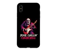Bone Chillin' Churchill Werewolf Playing Guitar British Alt Case for iPhone XS Max