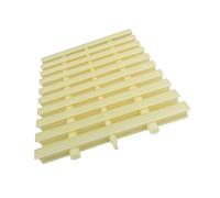 Bone Color Pool Drain Grating - 4 Pack 30cm Plastic Drain Covers for Swimming Pools Bathrooms & Outdoor Use Overflow Grate Splicable Floor Gutter Grating.