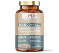Bone Complex - Collagen, Calcium, Magnesium, D3, K2 & Zinc - UK Made | Supports Healthy Bones - GMP