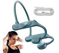 Bone Conducting Headset - Wireless Bone Conduction Headphones, Lightweight Blue Tooth 5.0 Sports Headset | Open Ear Wireless Headphones, Wireless Running Earphones Up To 8h Playtime (Green)