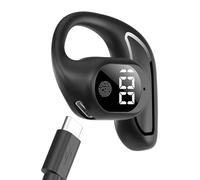 Bone Conduction Earphones - Bone Conduction Headphones Single Tube Inar Wireless Earphones with Charging Cable Blue Tooth Headphones for Driving Cycling in the Gym Training