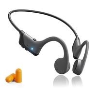 Bone Conduction Headphones, 2026 Upgraded Open-Ear Bluetooth Sport Earphones with Mic IP55 Waterproof 8 Hour Playtime & IP55 Wireless Earphones for Running,Workout Gym, Hiking, Cycling Black