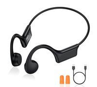 Bone Conduction Headphones, Wireless Bluetooth 5.3 Sport Headphones, Open Ear Head phones with Bulit-in Mic, 29g Lightweight Headphone, 8H Playtime & IP55 Waterproof Dustproof Headphone for Running