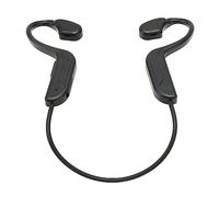 Bone Conduction Headset with Second Generation Vibrating Membrane Technology, Memory Alloy Low Latency Adjustable Wireless Headphone for Sports Gaming, Let the Music Into Your