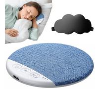 Bone Conduction Pillow Speaker, Under Pillow Speaker Bluetooth White Noise & Timer, Ultra Thin Rechargeable Under-Pillows Speakers for Sleep, Meditation, Bedside, Travel & Insomnia Relief (Blue)