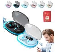 Bone Conduction Sleep Bluetooth Headset, Blauue In-Ear Bluetooth 5.3 Clip Wireless Earbuds, Fitness Headphones with LED Digital Display Charging Case, Ipx5 Waterproof Bluetooth Earbuds (2pcs-f)