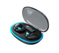 Bone Conduction Sleep Bluetooth Headset,In-Ear 5.3 Wireless Noise Cancelling Sports Earphones,Fitness Headphones Ipx5 Waterproof Bluetooth Earbuds with LED Digital Display Charging Case for Sport,Work