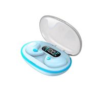 Bone-Conduction Sleep Bluetooth Headset,In-Ear 5.3 Wireless Noise Cancelling Sports Earphones,Sports Headphones with LED Digital Display Charging Case,Wireless Earbuds for Sport,Work,Waterproof