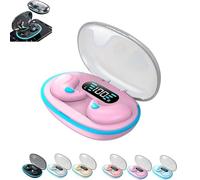 Bone-Conduction Sleep Bluetooth Headset,In-Ear 5.3 Wireless Noise Cancelling Sports Earphones,Sports Headphones with LED Digital Display Charging Case,Wireless Earbuds for Sport,Work,Waterproof