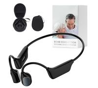 Bone Conduction Smart Hearing Aid Bluetooth Earphones, Bone Conduction Personal Hearing Aid - Ultra Lightweight 22g, Up to 10-Hour Battery, Open-Ear Hearing Aids for Seniors