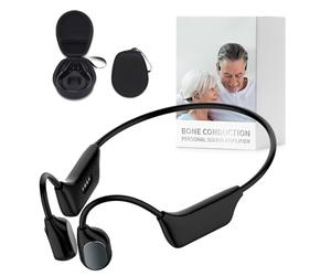 Bone Conduction Smart Hearing Aid Bluetooth Earphones, Bone Conduction Personal Hearing Aid - Ultra Lightweight 22g, Up to 10-Hour Battery, Open-Ear Hearing Aids for Seniors