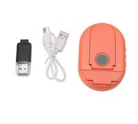 Bone Conduction Speaker for Sleeping, White Noise, Support Music Playback with Timed Shut-Off, Computer Stand (Orange)