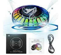Bone Conduction Speaker | Wireless Speaker with RGB Rhythm Lights - Sound Machine, Music Player with Bass Sound, Computer Speaker for Office, Party