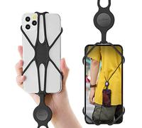 BONE Crossbody Lanyard Phone Tie 2, Universal Anti-Lost Crossbody Cell Phone Lanyard Case for iPhone14 13 12 Pro Max Mini Galaxy S Pixel, Fits Phones from 4-6.7" (Black)